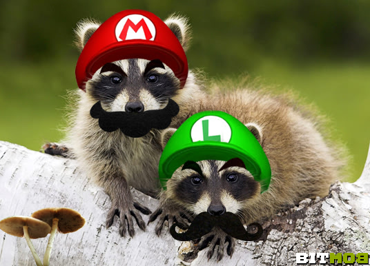 Mario and Luigi from Super Mario Bros. 3.